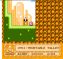 Kirby's Adventure (Europe) In game screenshot